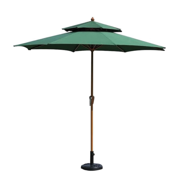 Heavy duty 10 feet Plain Pyramid Cantilever Umbrella 10 feet - Image 2