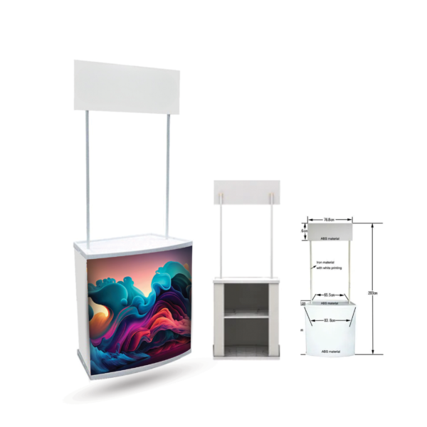 • Exhibition Display Promo Counter Table Demo Foldable