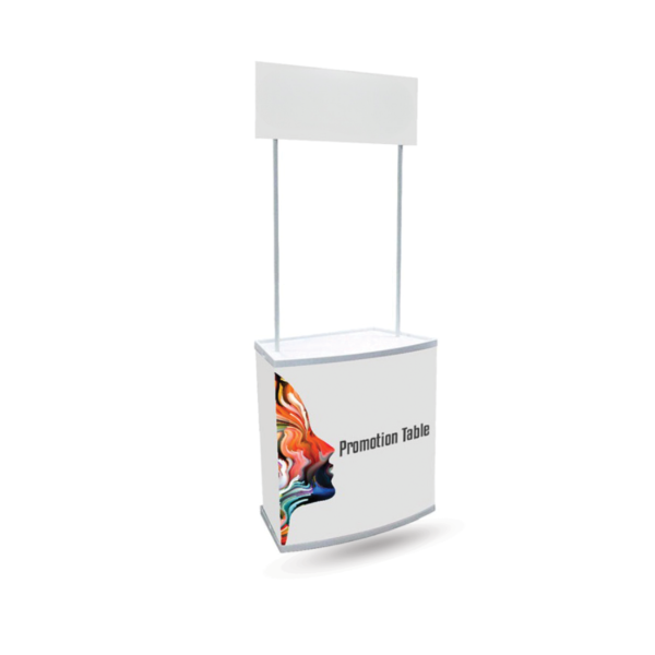 Exhibition Display Promo Counter Table Demo Foldable Trade Show Exhibit Counter with Portable - Image 2