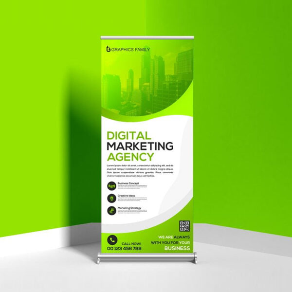 Pop up Roll up Banner stand 24" X 63" - Image 2