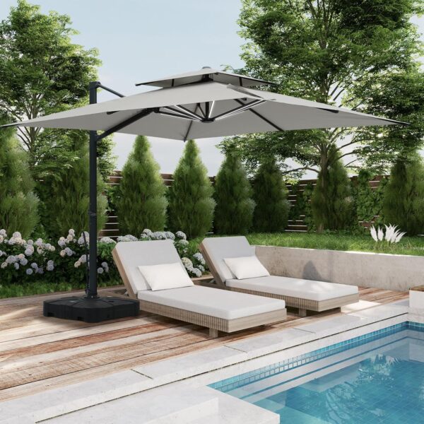 Patio Cantilever Umbrellas – Stylish Shade, 360° Comfort - Image 2