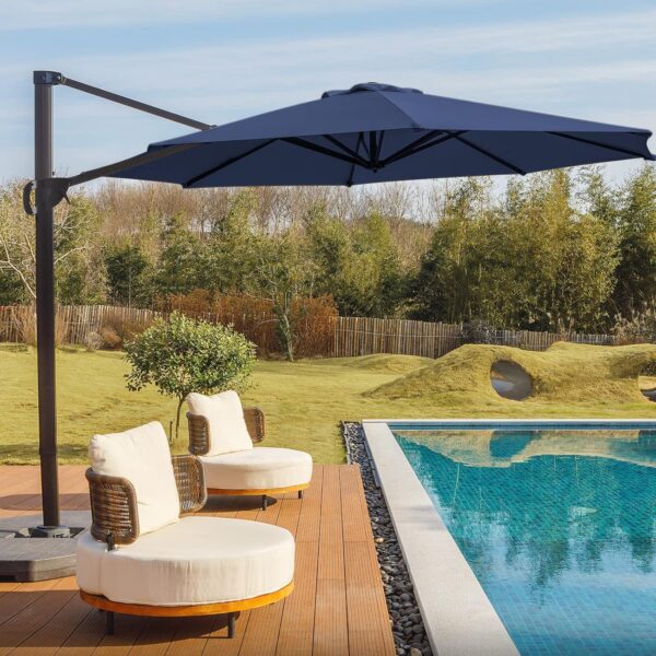 Patio Cantilever Umbrellas – Stylish Shade, 360° Comfort - Image 3